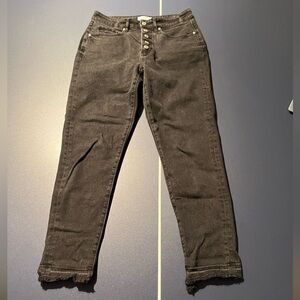 LOFT High Rise Black Jeans